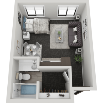 Floorplan of Lincoln Court Retirement Community, Assisted Living, Memory Care, Idaho Falls, ID 3