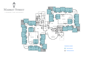 Floorplan of Market Street Viera, Assisted Living, Melbourne, FL 1