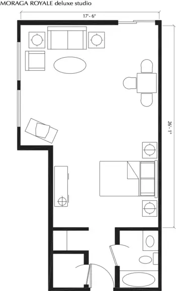 Floorplan of Moraga Royale, Assisted Living, Moraga, CA 1