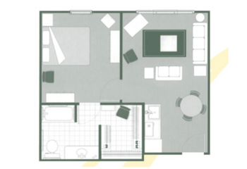 Floorplan of Morningside of Orangeburg, Assisted Living, Orangeburg, SC 1