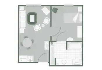 Floorplan of Morningside of Orangeburg, Assisted Living, Orangeburg, SC 2