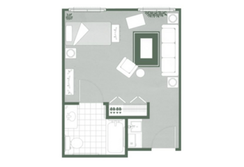 Floorplan of Morningside of Orangeburg, Assisted Living, Orangeburg, SC 6