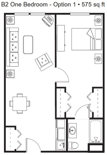 Floorplan of Pheasant Pointe Assisted Living & Memory Care, Assisted Living, Memory Care, Molalla, OR 2