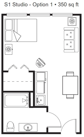 Floorplan of Pheasant Pointe Assisted Living & Memory Care, Assisted Living, Memory Care, Molalla, OR 3