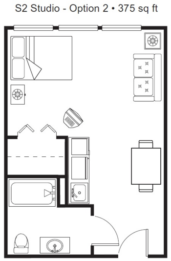 Floorplan of Pheasant Pointe Assisted Living & Memory Care, Assisted Living, Memory Care, Molalla, OR 4