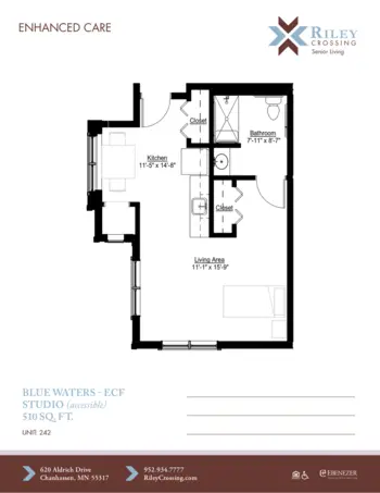 Floorplan of Riley Crossing, Assisted Living, Memory Care, Chanhassen, MN 6