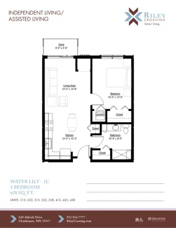 Floorplan of Riley Crossing, Assisted Living, Memory Care, Chanhassen, MN 10