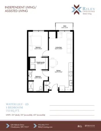 Floorplan of Riley Crossing, Assisted Living, Memory Care, Chanhassen, MN 12