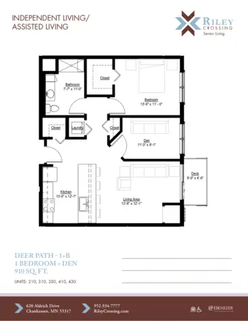 Floorplan of Riley Crossing, Assisted Living, Memory Care, Chanhassen, MN 15