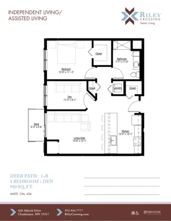 Floorplan of Riley Crossing, Assisted Living, Memory Care, Chanhassen, MN 16