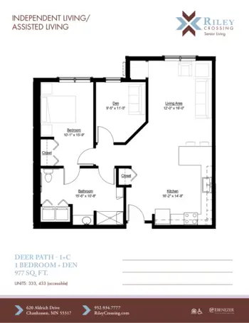 Floorplan of Riley Crossing, Assisted Living, Memory Care, Chanhassen, MN 17