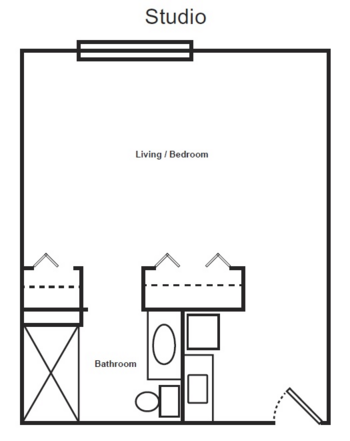Floorplan of Silver Creek Senior Living, Assisted Living, Memory Care, Woodburn, OR 2