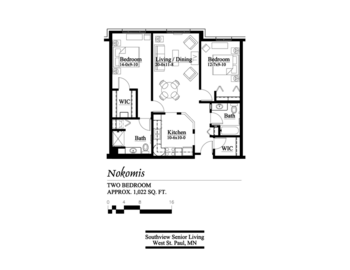 Floorplan of Southview Senior Living, Assisted Living, Memory Care, West St Paul, MN 1