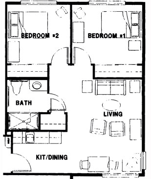 Floorplan of Stafford Suites in Kent, Assisted Living, Kent, WA 4