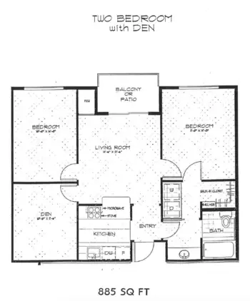 Floorplan of Sterling Court, Assisted Living, St George, UT 2