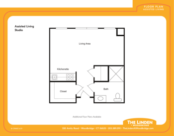 Floorplan of The Linden at Woodbridge, Assisted Living, Woodbridge, CT 2