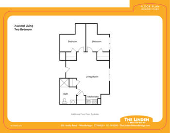 Floorplan of The Linden at Woodbridge, Assisted Living, Woodbridge, CT 4