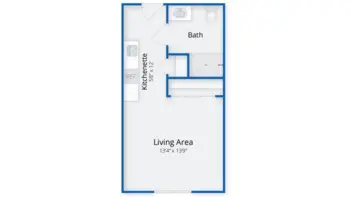 Floorplan of The Village at Brookfield Common, Assisted Living, Brookfield, CT 5