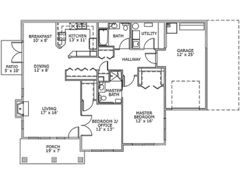 Floorplan of Village Green Retirement Campus, Assisted Living, Federal Way, WA 10
