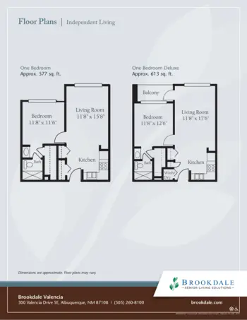 Floorplan of Brookdale Valencia Assisted Living, Assisted Living, Albuquerque, NM 1