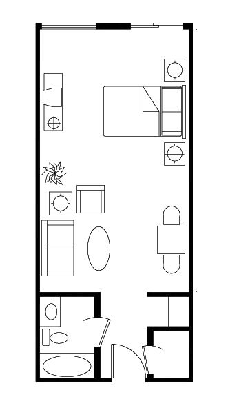 Floorplan of El Cerrito Royale, Assisted Living, El Cerrito, CA 2