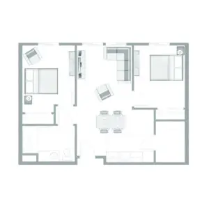 Floorplan of Eldorado West, Assisted Living, Memory Care, Burien, WA 5