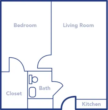 Floorplan of Independence Hall, Assisted Living, Bowie, TX 1