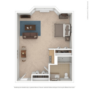Floorplan of Juniper Village at Mount Joy, Assisted Living, Mount Joy, PA 4