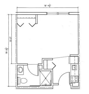 Floorplan of Oak Ridge Assisted Living, Assisted Living, Memory Care, Hastings, MN 2