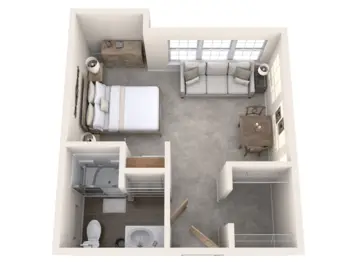 Floorplan of Parkside Manor, Assisted Living, Kenosha, WI 1