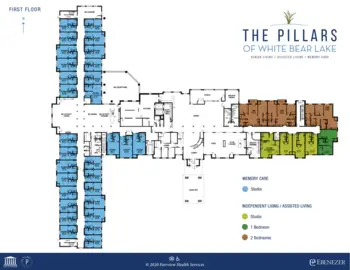 Floorplan of The Pillars of White Bear Lake Senior Living, Assisted Living, Memory Care, White Bear Lk, MN 13