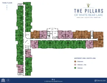 Floorplan of The Pillars of White Bear Lake Senior Living, Assisted Living, Memory Care, White Bear Lk, MN 14