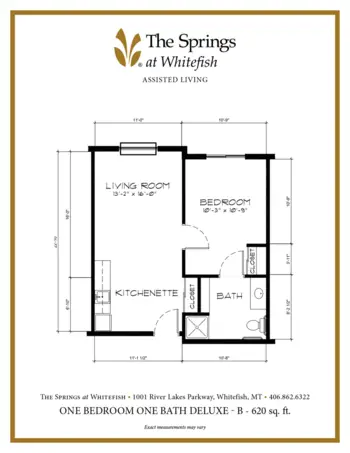 Floorplan of The Springs at Whitefish, Assisted Living, Memory Care, Whitefish, MT 4