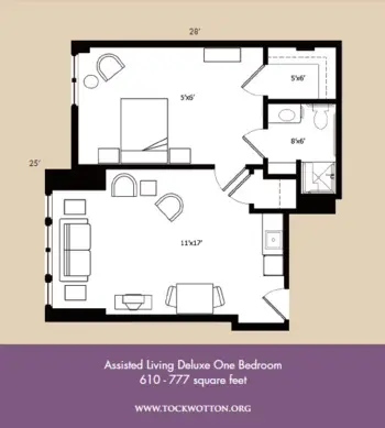 Floorplan of Tockwotton on the Waterfront, Assisted Living, Memory Care, East Providence, RI 2