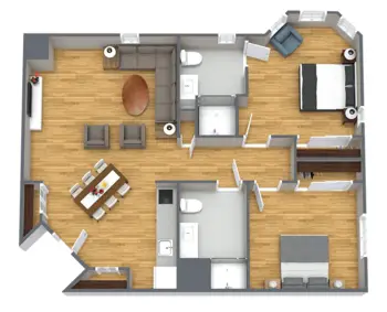 Floorplan of Whispering Winds of Apple Valley, Assisted Living, Apple Valley, CA 12