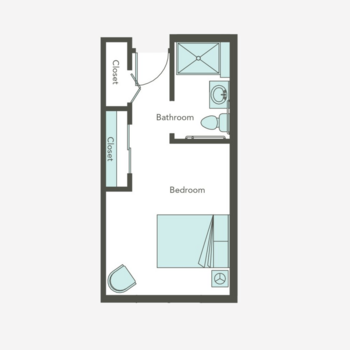 Floorplan of Aegis Living at Marymoor, Assisted Living, Redmond, WA 3