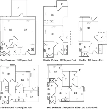 Floorplan of Bethesda Gardens, Assisted Living, Memory Care, Fort Worth, TX 1
