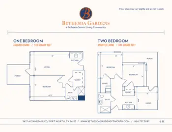 Floorplan of Bethesda Gardens, Assisted Living, Memory Care, Fort Worth, TX 4