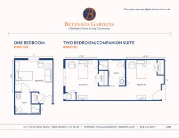 Floorplan of Bethesda Gardens, Assisted Living, Memory Care, Fort Worth, TX 5