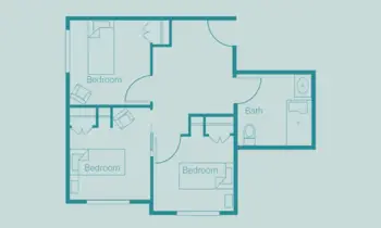 Floorplan of Emerald City Senior Living, Assisted Living, Seattle, WA 1