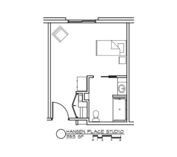Floorplan of Hansen House - Council Bluffs, Assisted Living, Memory Care, Council Bluffs, IA 1