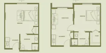 Floorplan of Harmony Hills Midvale, Assisted Living, Midvale, UT 1