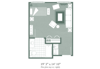 Floorplan of Morningside of Decatur, Assisted Living, Decatur, AL 2