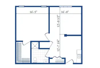Floorplan of Morningside of Pekin, Assisted Living, Pekin, IL 2