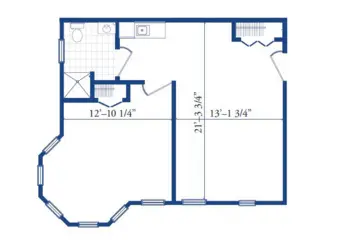 Floorplan of Morningside of Pekin, Assisted Living, Pekin, IL 3