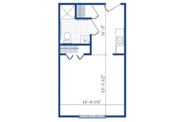 Floorplan of Morningside of Pekin, Assisted Living, Pekin, IL 4