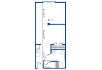 Floorplan of Morningside of Pekin, Assisted Living, Pekin, IL 5