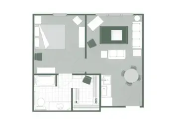 Floorplan of Morningside of Seneca, Assisted Living, Seneca, SC 1