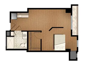 Floorplan of Morningstar at Arcadia, Assisted Living, Phoenix, AZ 1