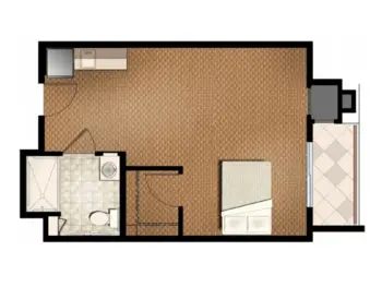 Floorplan of Morningstar at Arcadia, Assisted Living, Phoenix, AZ 3